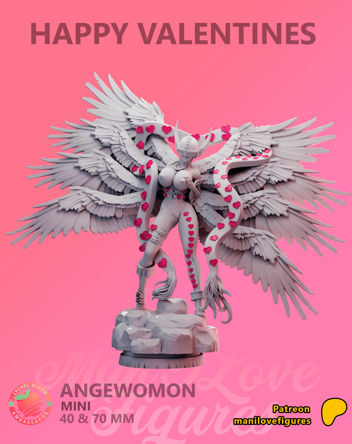 2099 Angewomon_Digimon - STL 3D Print Files
