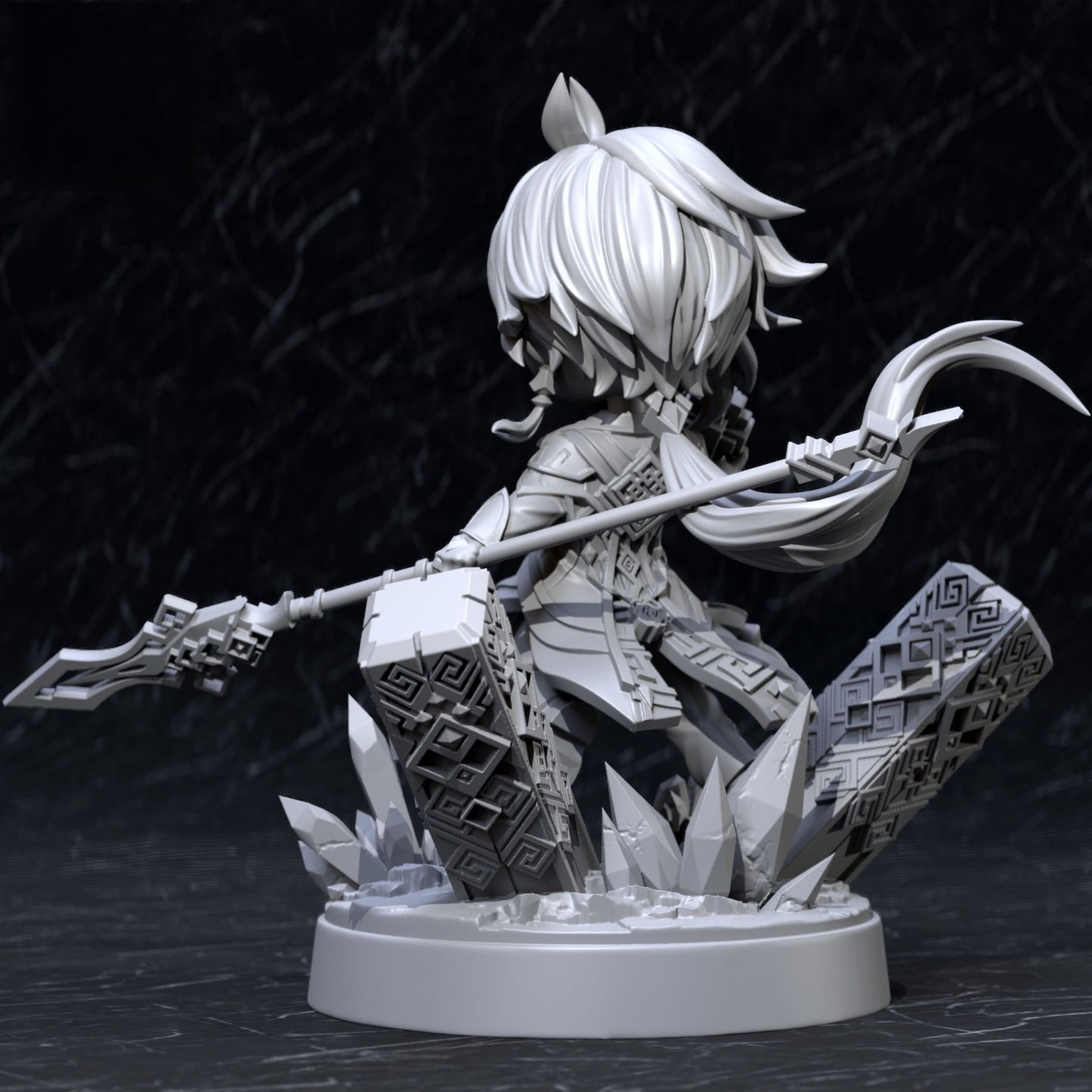 0624 Chibi Zhongli - Genshin Impact - STL 3D Print Files