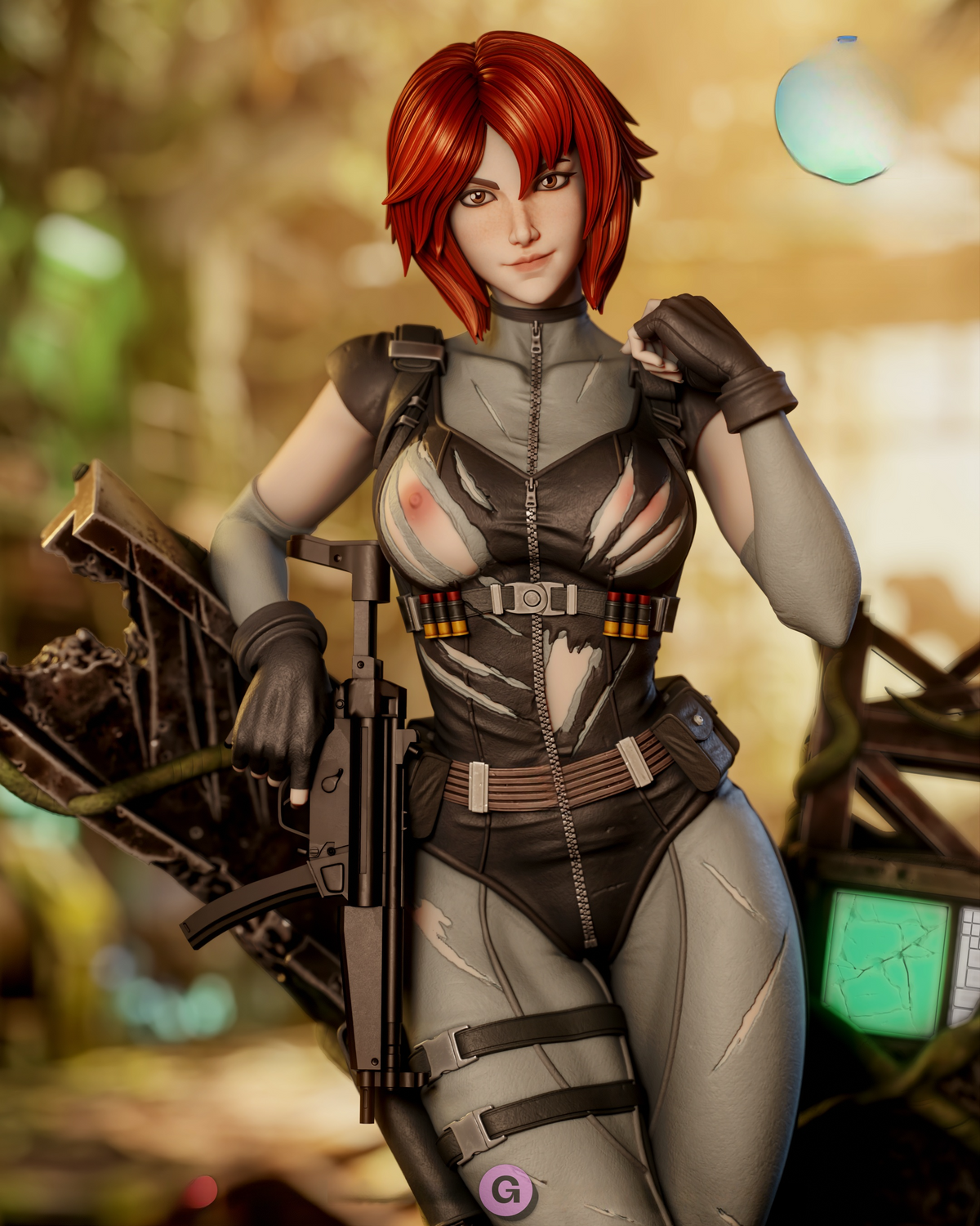 1811 Regina_Dino Crisis NSFW - STL 3D Print Files