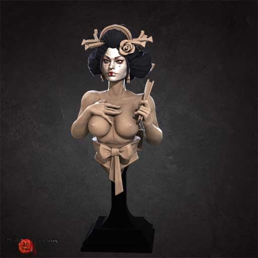 1162 Venomous Geisha - STL 3D Print Files