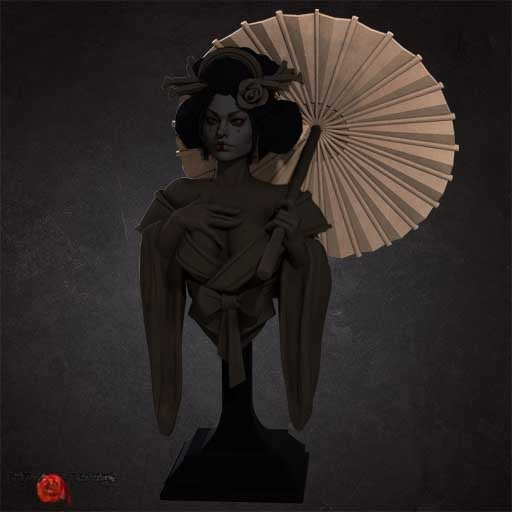1162 Venomous Geisha - STL 3D Print Files