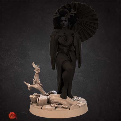 1162 Venomous Geisha - STL 3D Print Files