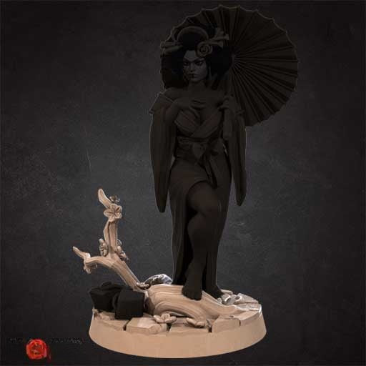 1162 Venomous Geisha - STL 3D Print Files