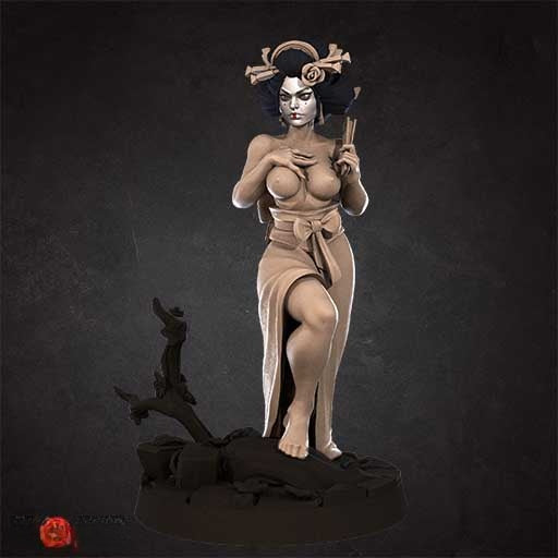 1162 Venomous Geisha - STL 3D Print Files