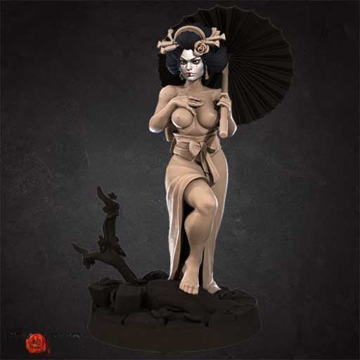 1162 Venomous Geisha - STL 3D Print Files