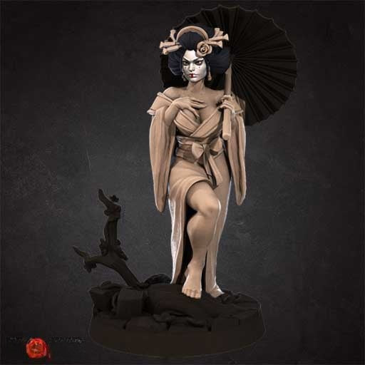 1162 Venomous Geisha - STL 3D Print Files
