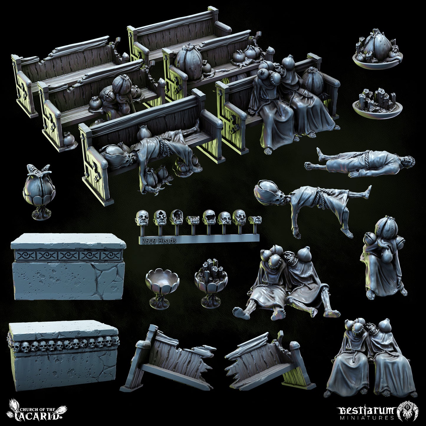 1592 Church of theAcarid III January2026 BM - STL 3D Print Files