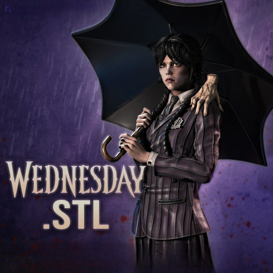 0170 Wednesday Addams - Wednesday - STL 3D Print Files