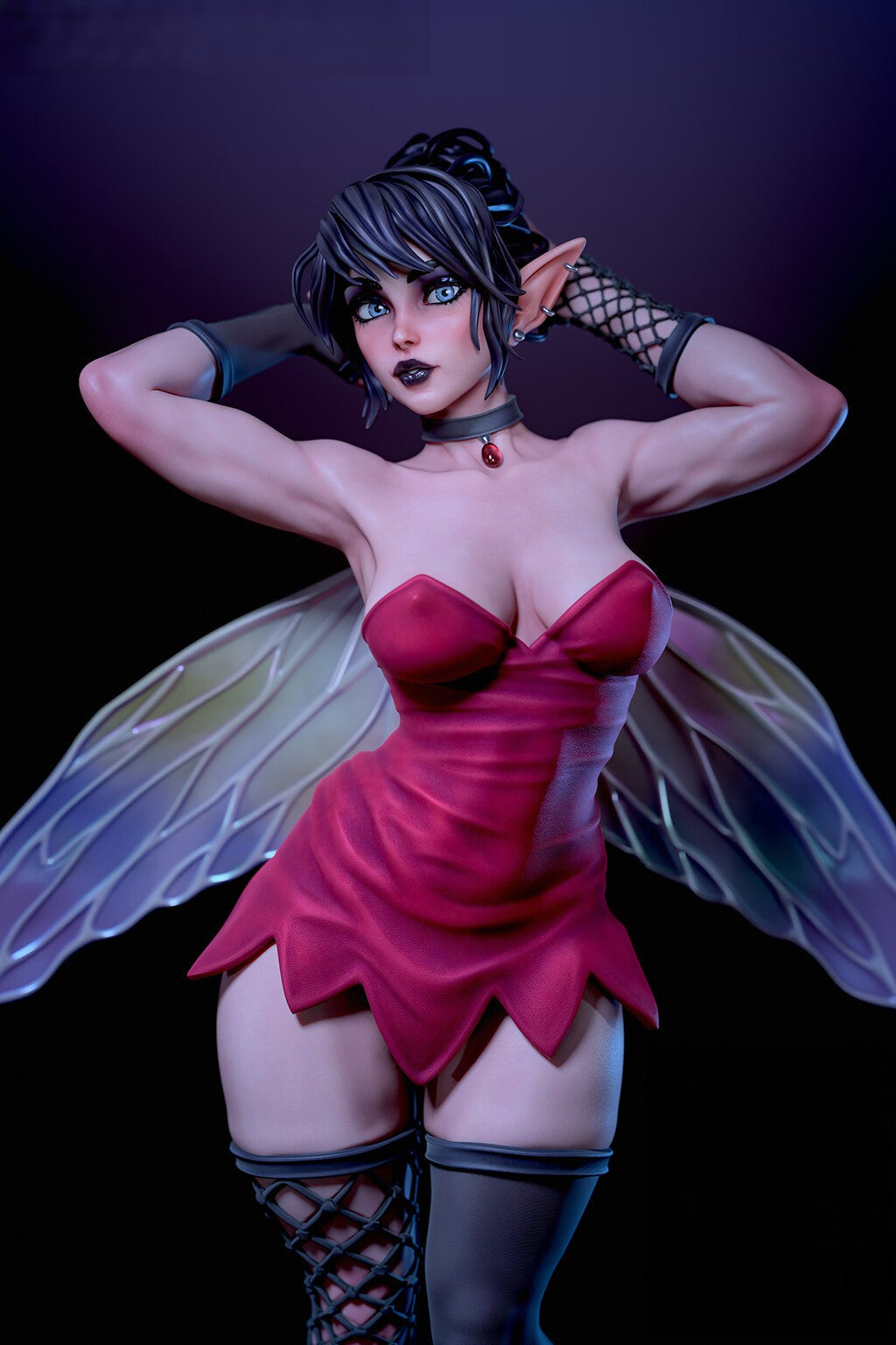 1853 Vita_The Goth Fairy NSFW.23 - STL 3D Print Files