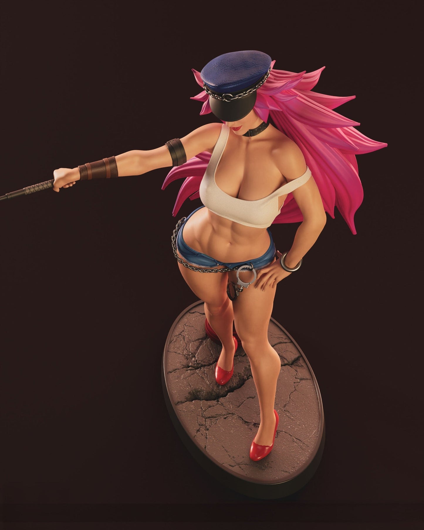 0720 Poison NSFW - Street Fighter (1433) - STL 3D Print Files