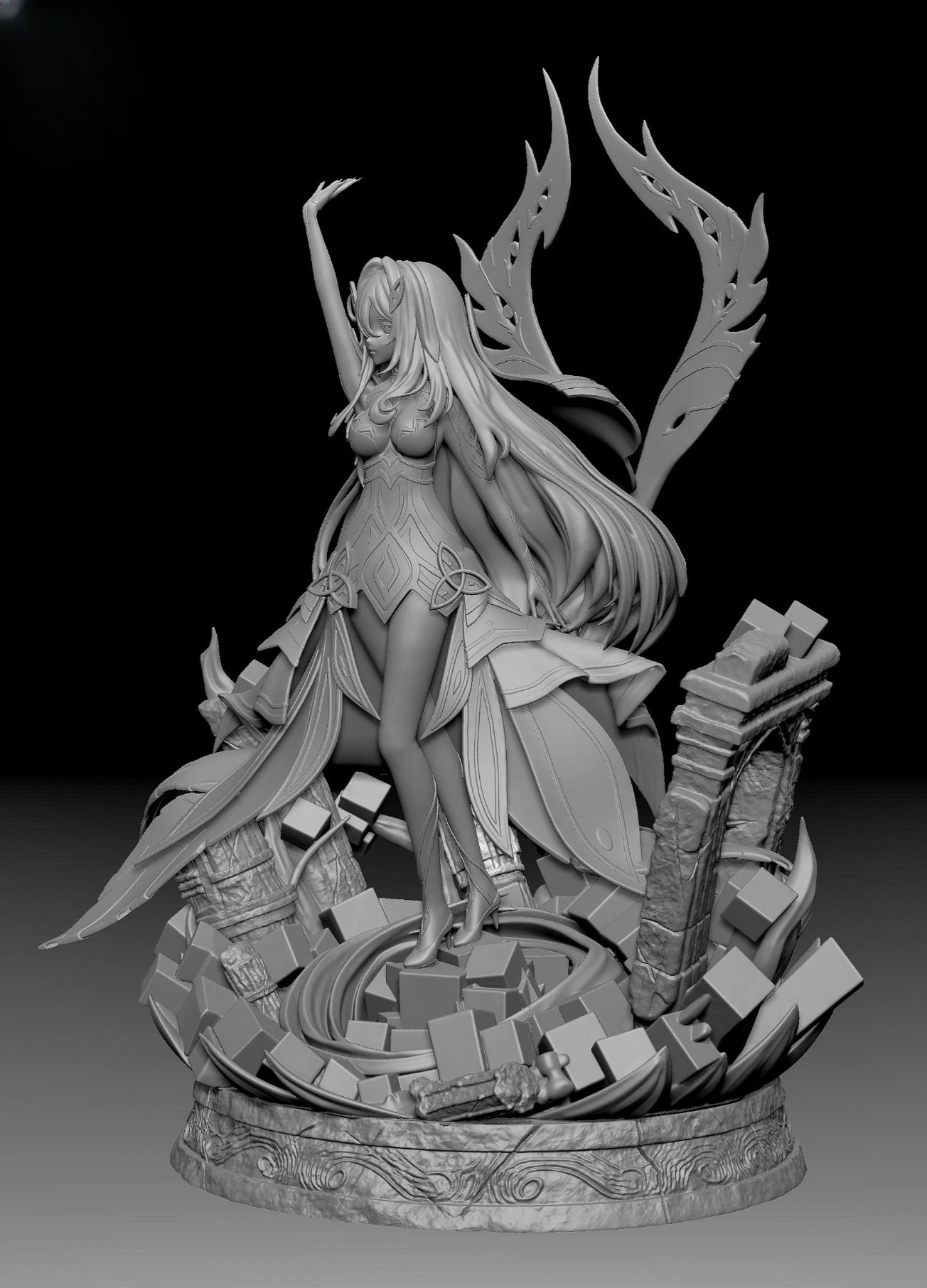 1349 Ronova_Genshin Impact - STL 3D Print Files