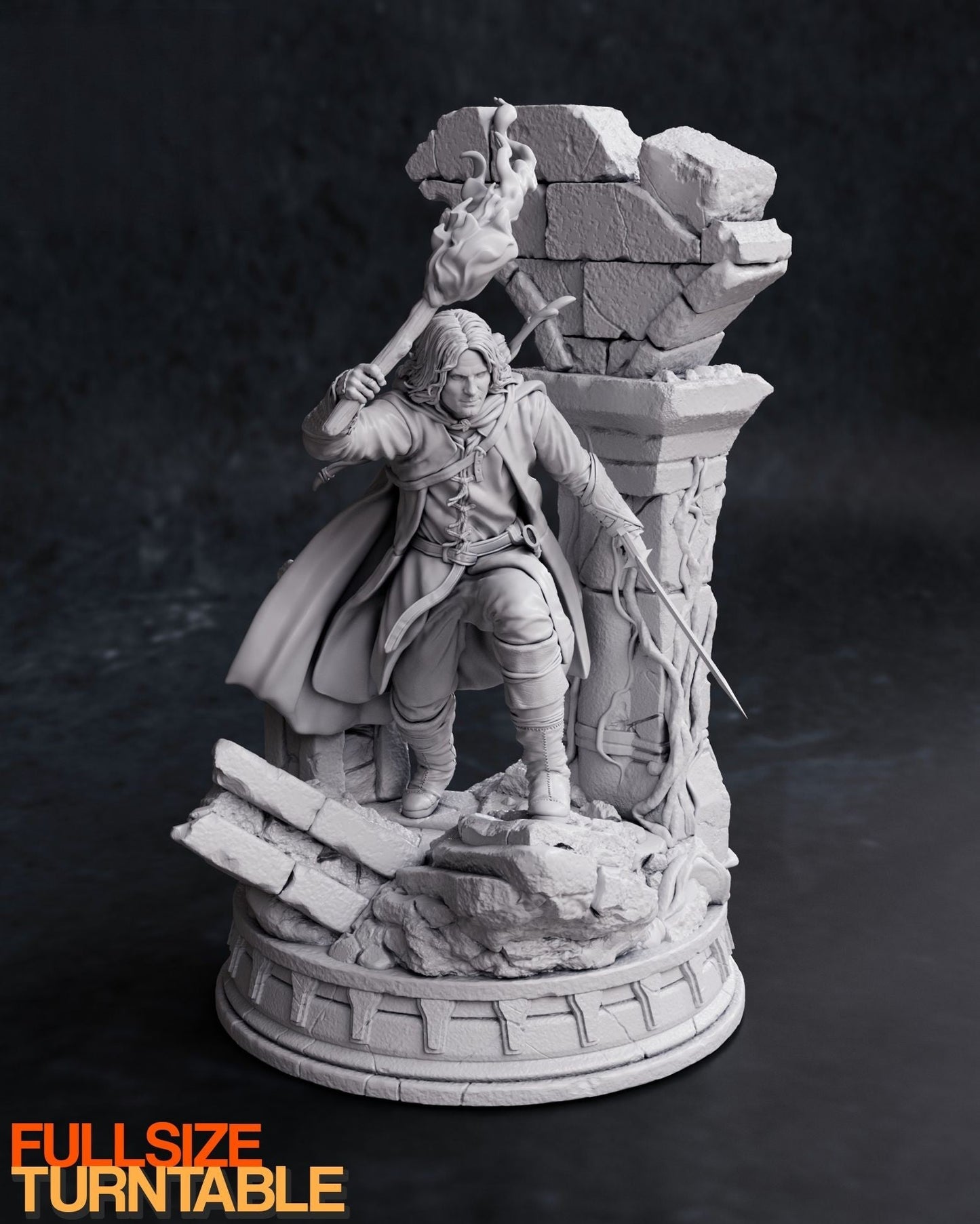 0655 Aragorn - Lord of the Rings - STL 3D Print Files