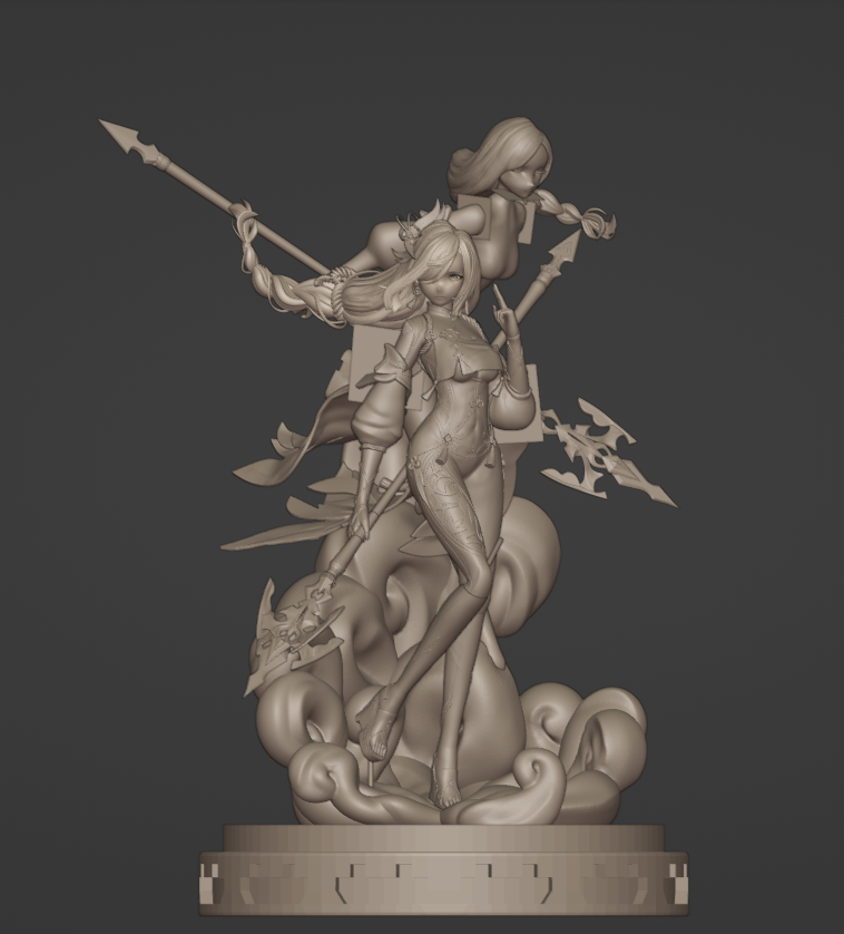 0628 Shenhe - Genshin Impact - STL 3D Print Files