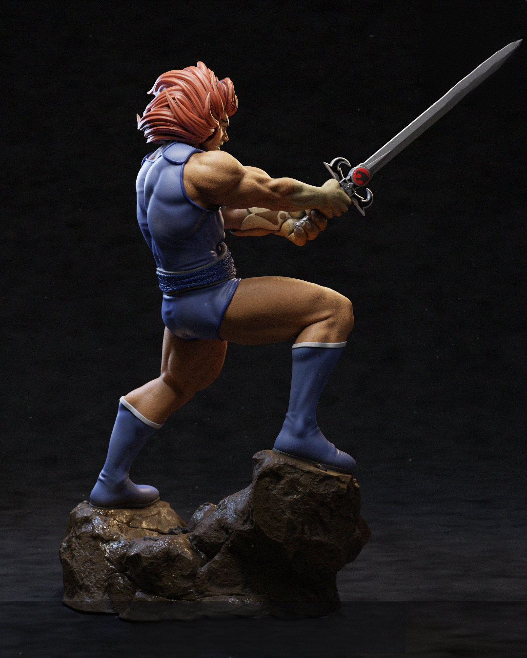 0709 Lion-O - ThunderCats (1416) - STL 3D Print Files