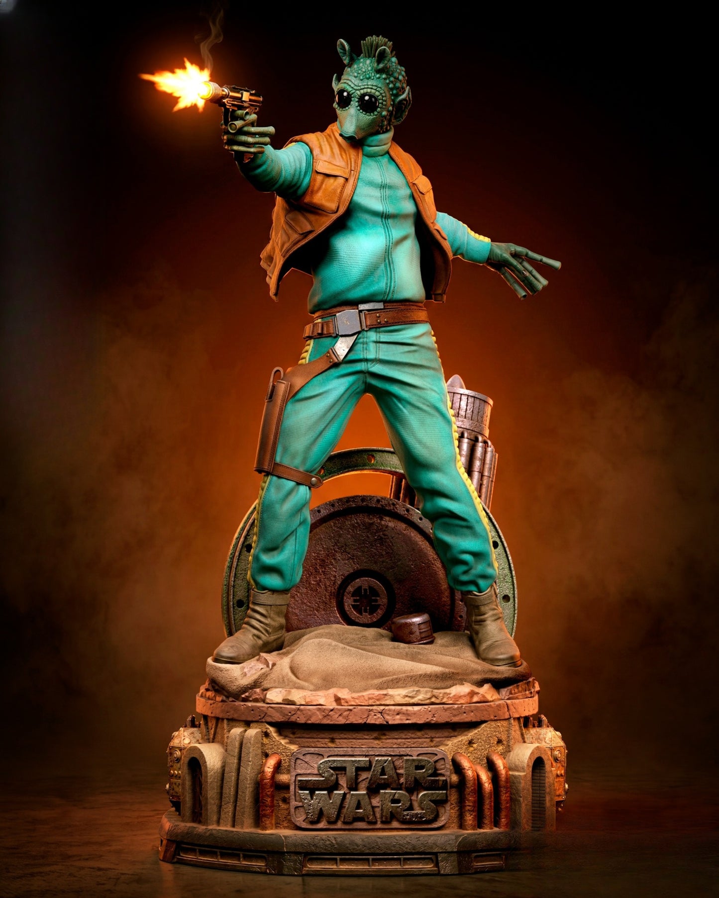 1358 Greedo_Star Wars - STL 3D Print Files