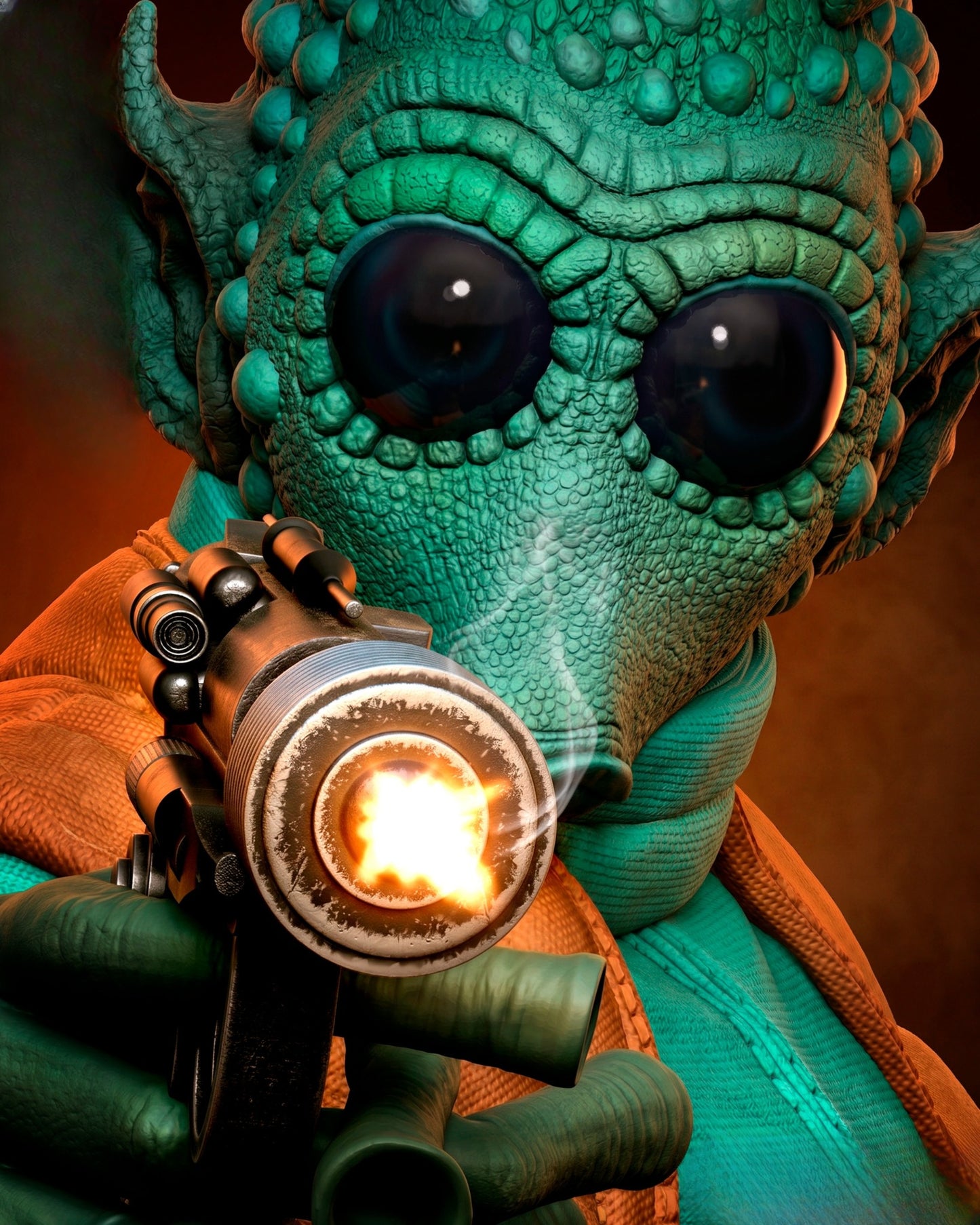 1358 Greedo_Star Wars - STL 3D Print Files