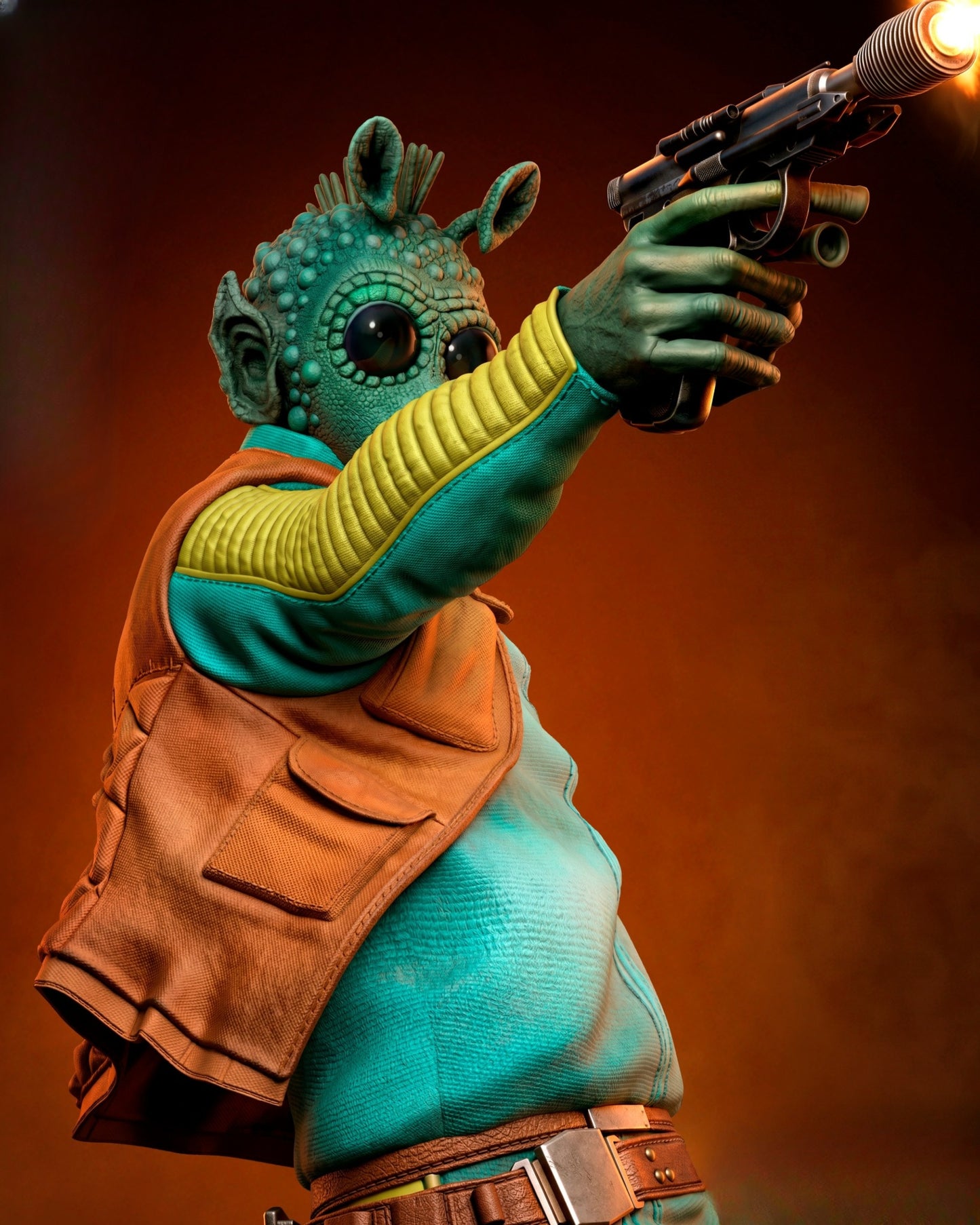 1358 Greedo_Star Wars - STL 3D Print Files