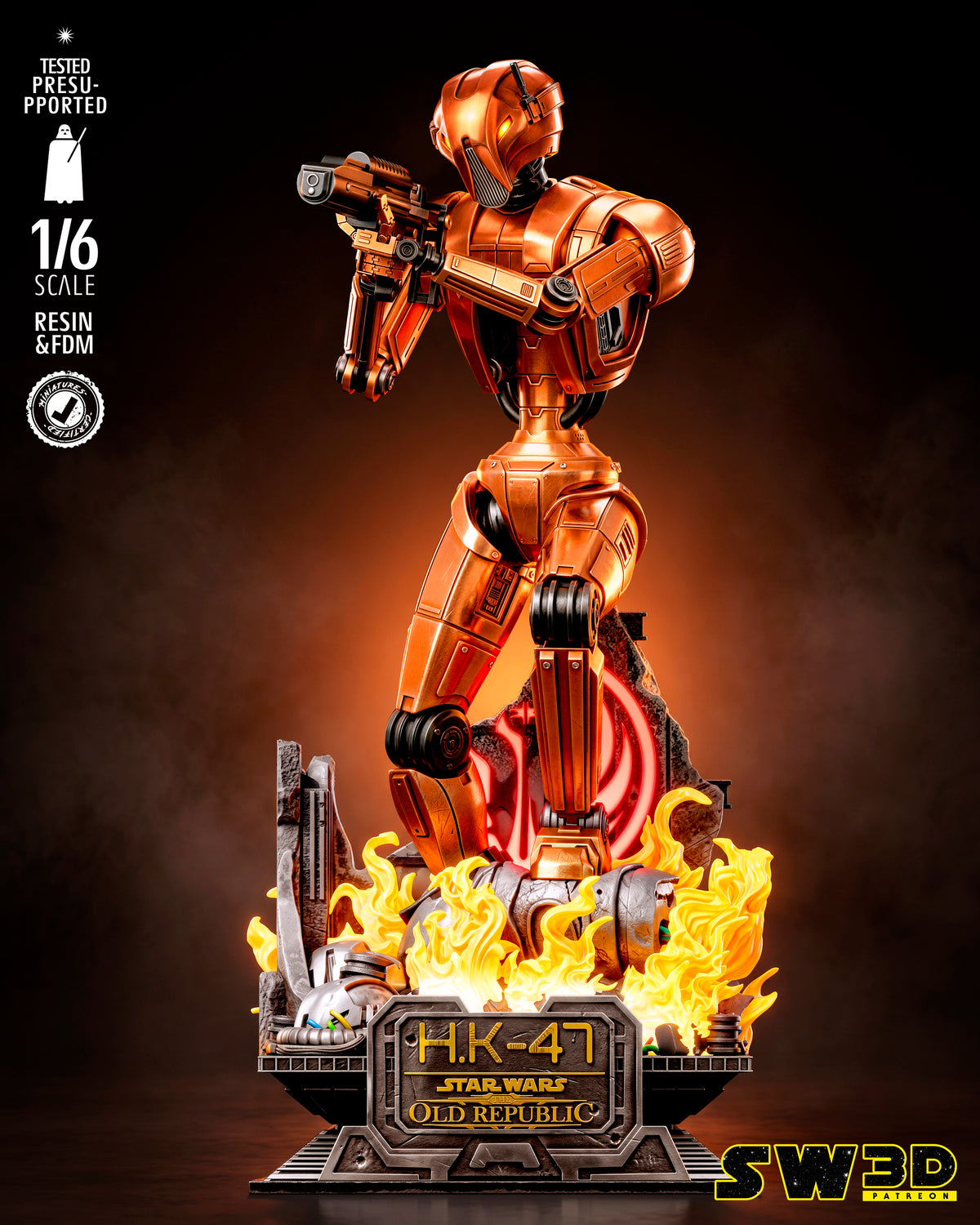 2110 HK-47_Star Wars Knights of the Old Republic - STL 3D Print Files