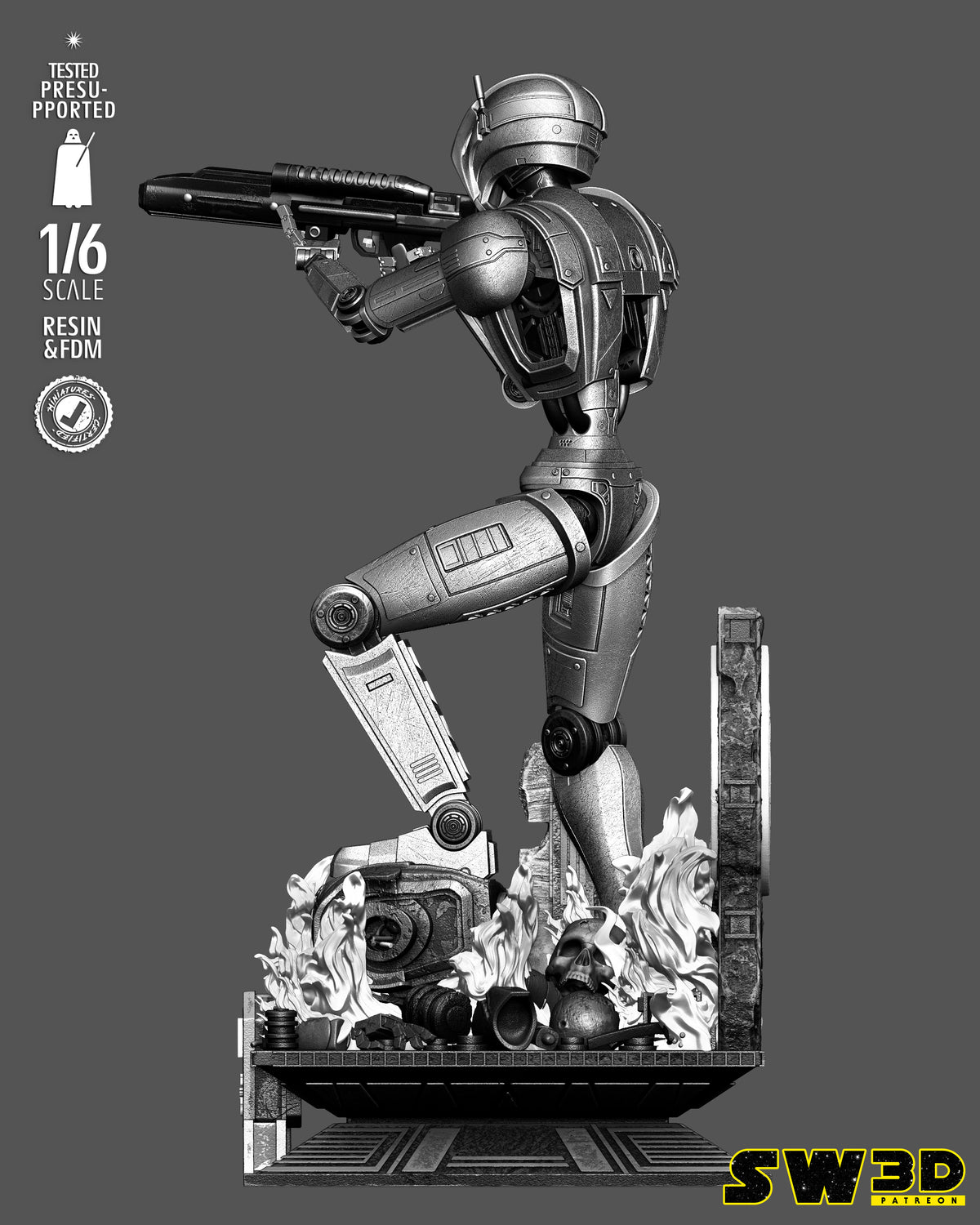 2110 HK-47_Star Wars Knights of the Old Republic - STL 3D Print Files