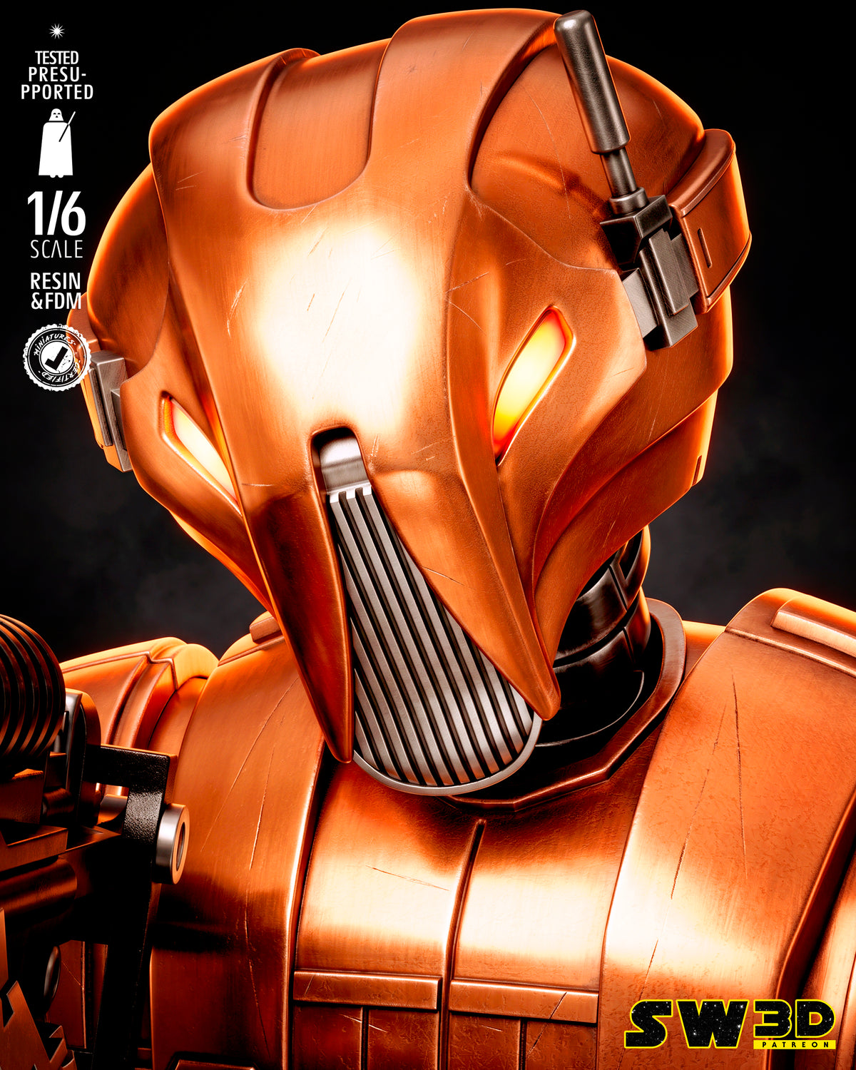 2110 HK-47_Star Wars Knights of the Old Republic - STL 3D Print Files