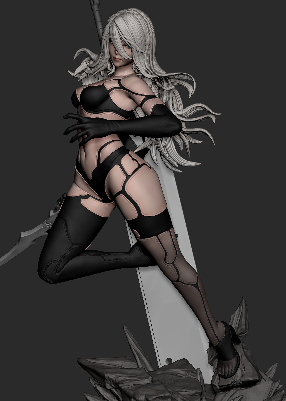 2008 A2_NieR Automata NSFW - STL 3D Print Files