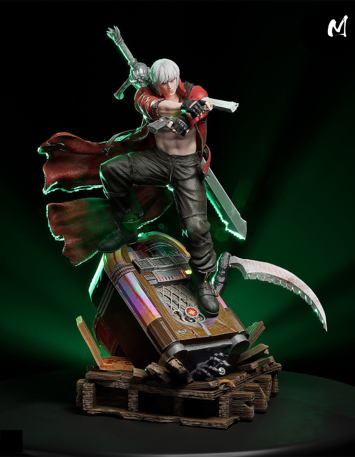 1623 Dante_Devil May Cry 3 - STL 3D Print Files