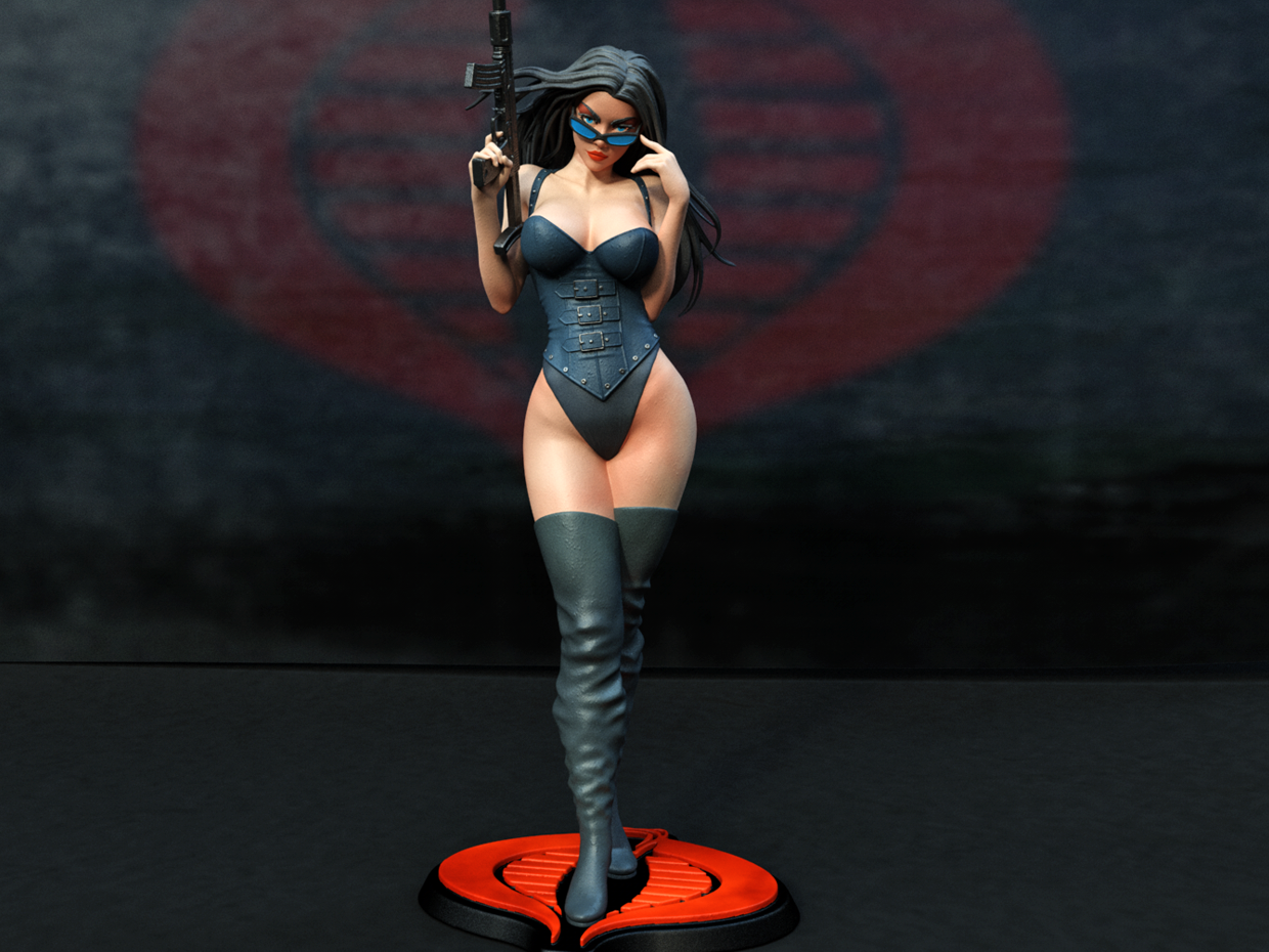 0739 Baroness NSFW - G.I. Joe (1261) - STL 3D Print Files
