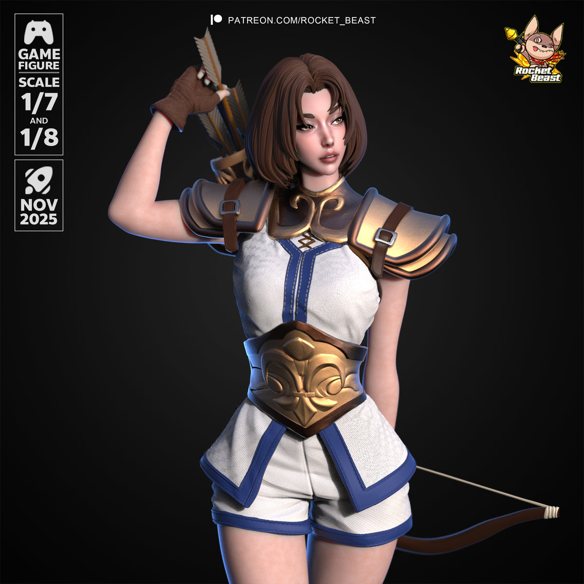 2092 Shana_The Legend of Dragoon - STL 3D Print Files