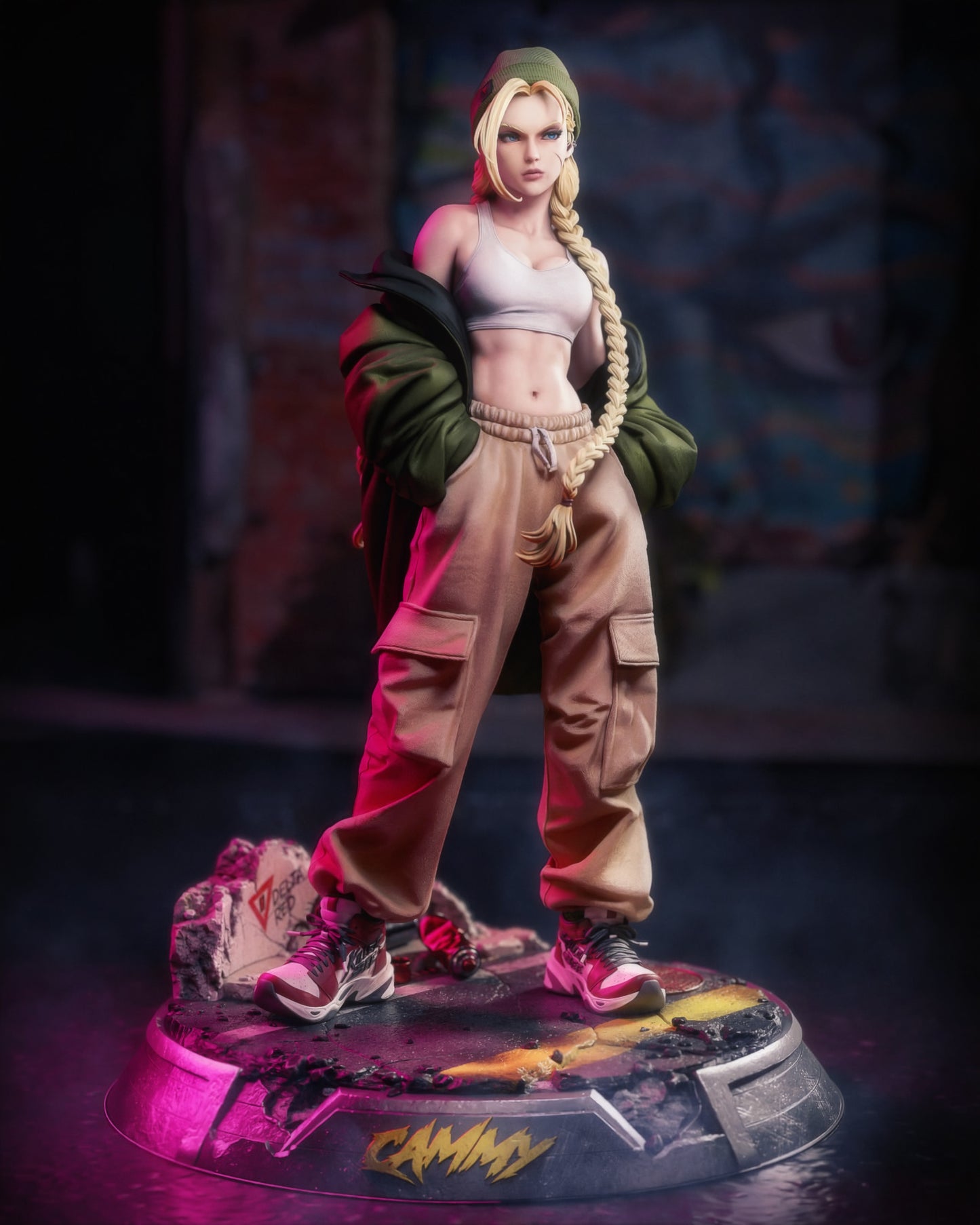 1426 StreetWear Cammy_Street Fighter - STL 3D Print Files