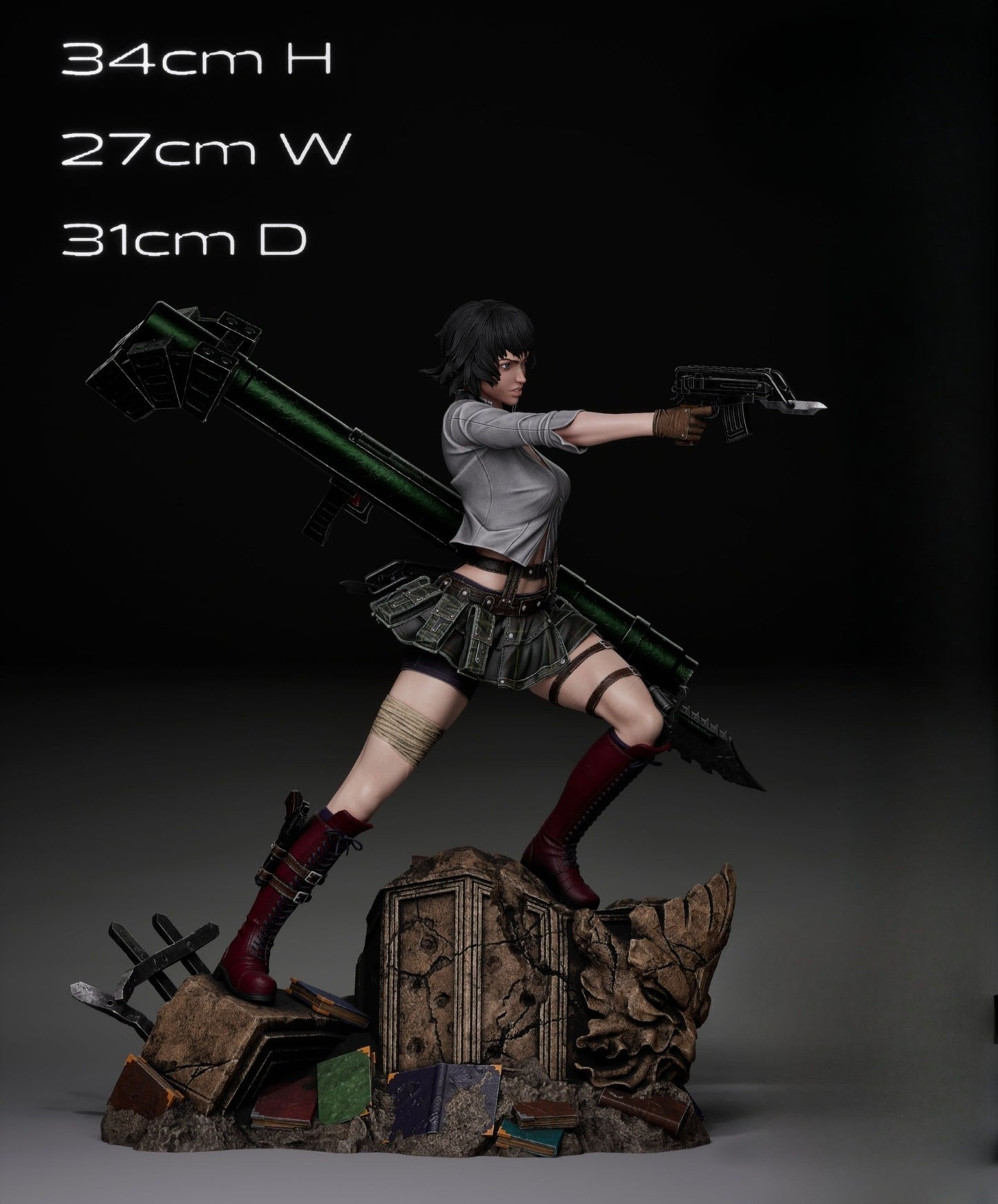 1572 Lady_Devil May Cry 3 - STL 3D Print Files