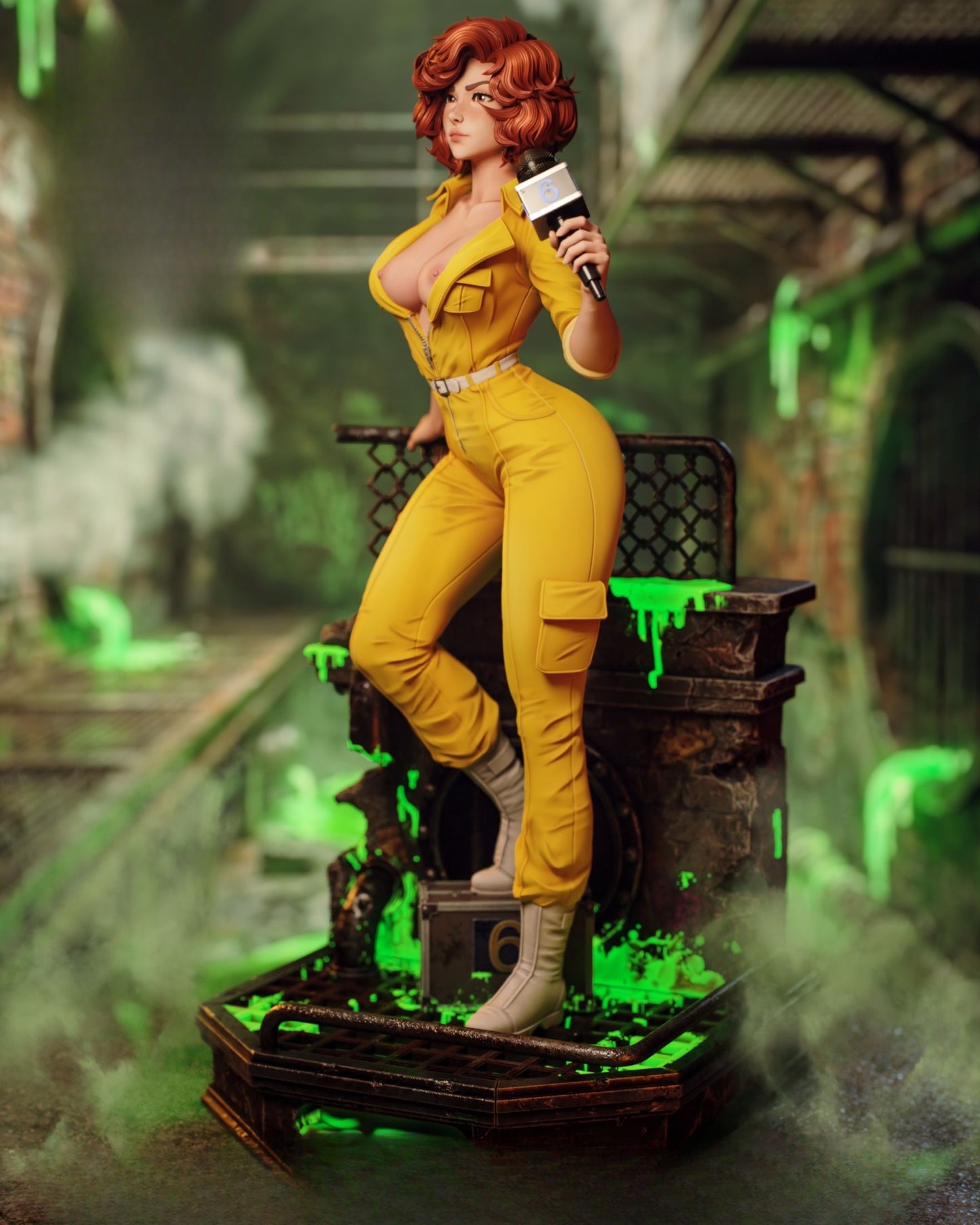 0347 April O’Neil NSFW - STL 3D Print Files