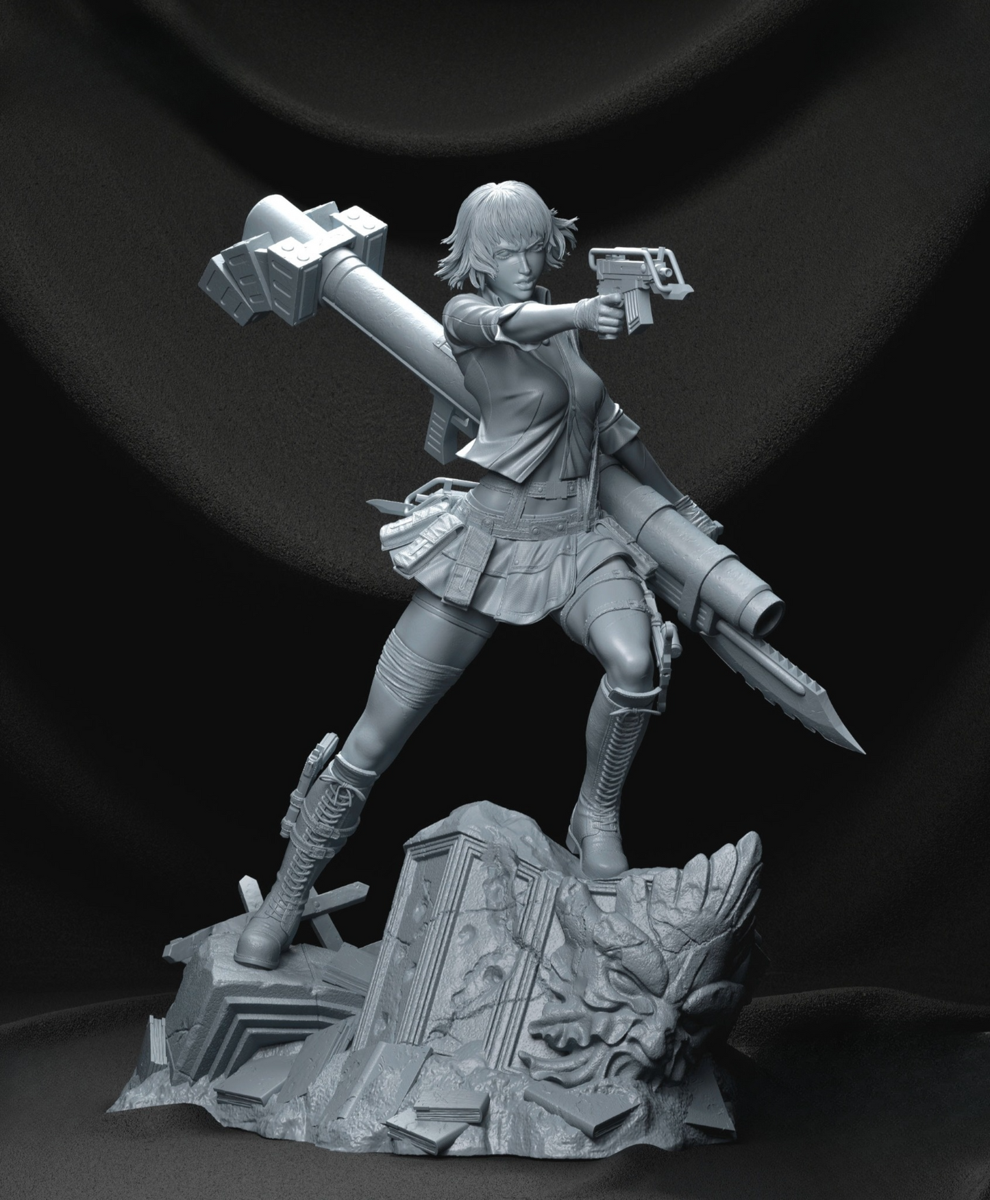 1572 Lady_Devil May Cry 3 - STL 3D Print Files