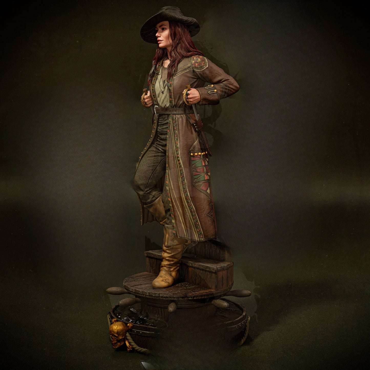 0673 Anne Bonny - STL 3D Print Files