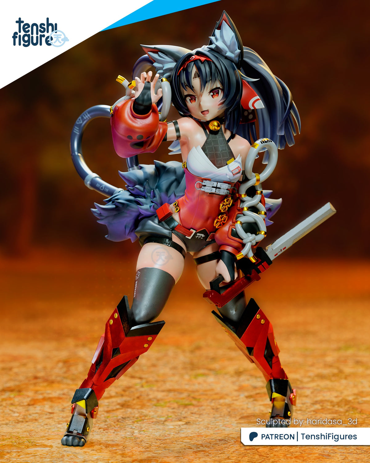 2109 Nekomiya Mana_Zenless Zone Zero - STL 3D Print Files