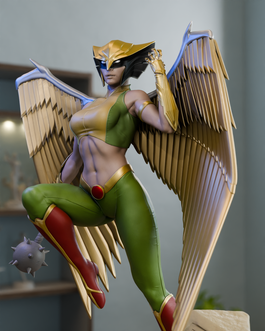 0919 Hawkgirl - DC Comics (2881) - STL 3D Print Files