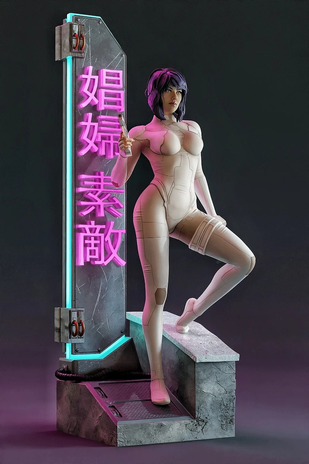 0826 Scarlett Johansson - STL 3D Print Files
