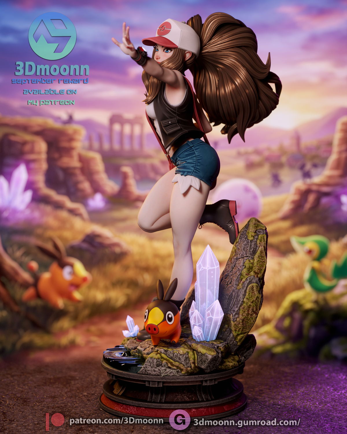 2002 Hilda_Pokémon NSFW - STL 3D Print Files