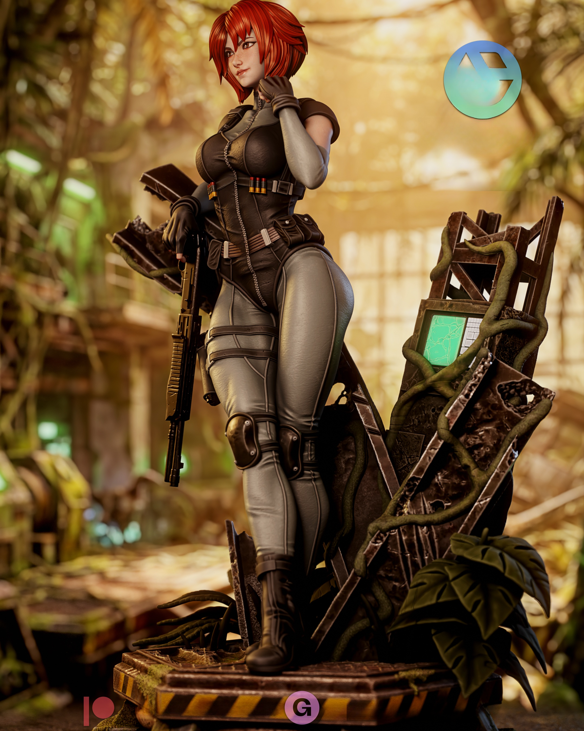 1811 Regina_Dino Crisis NSFW - STL 3D Print Files