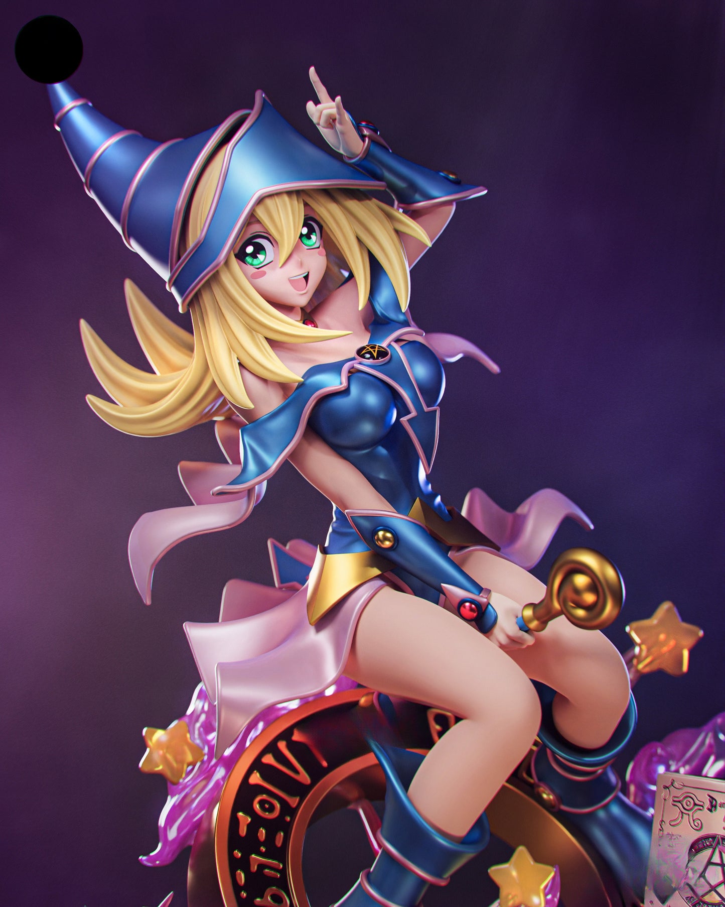 1141 Dark Magician Girl_YuGiOh - STL 3D Print Files
