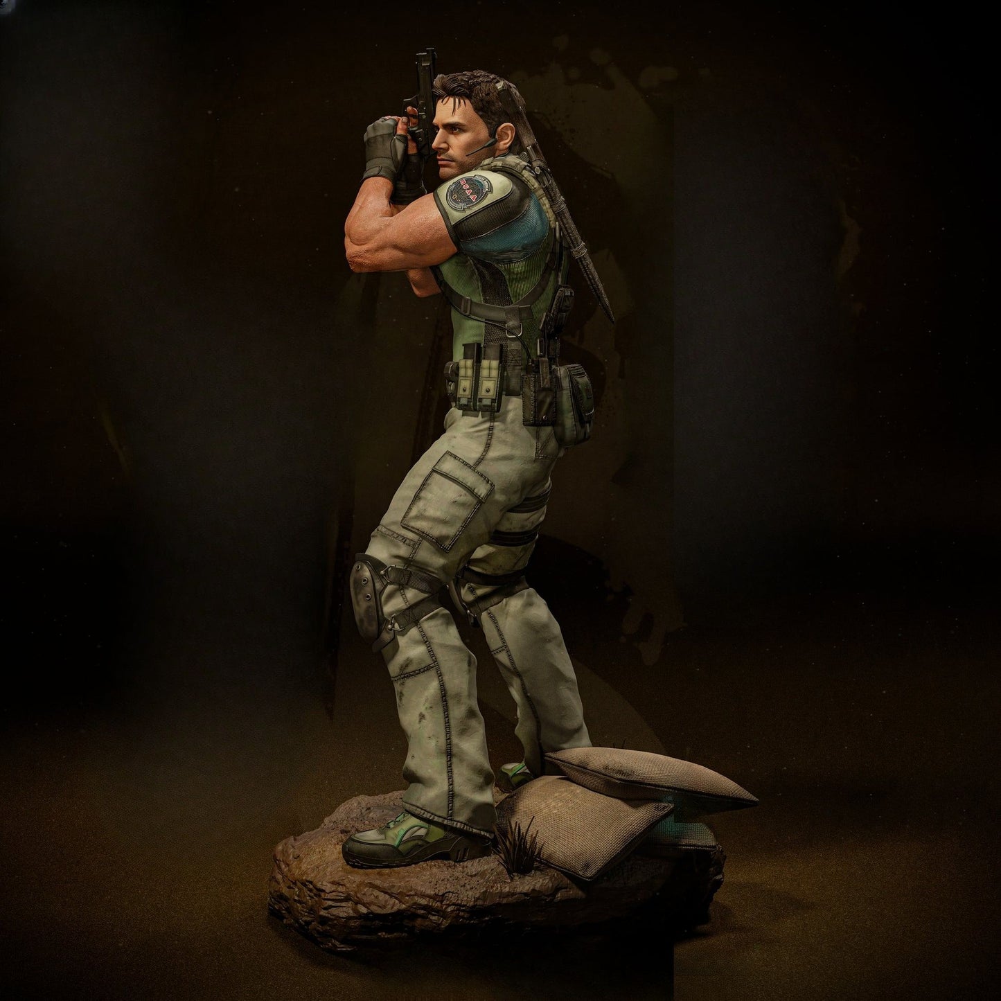 0598 Chris Redfield - STL 3D Print Files