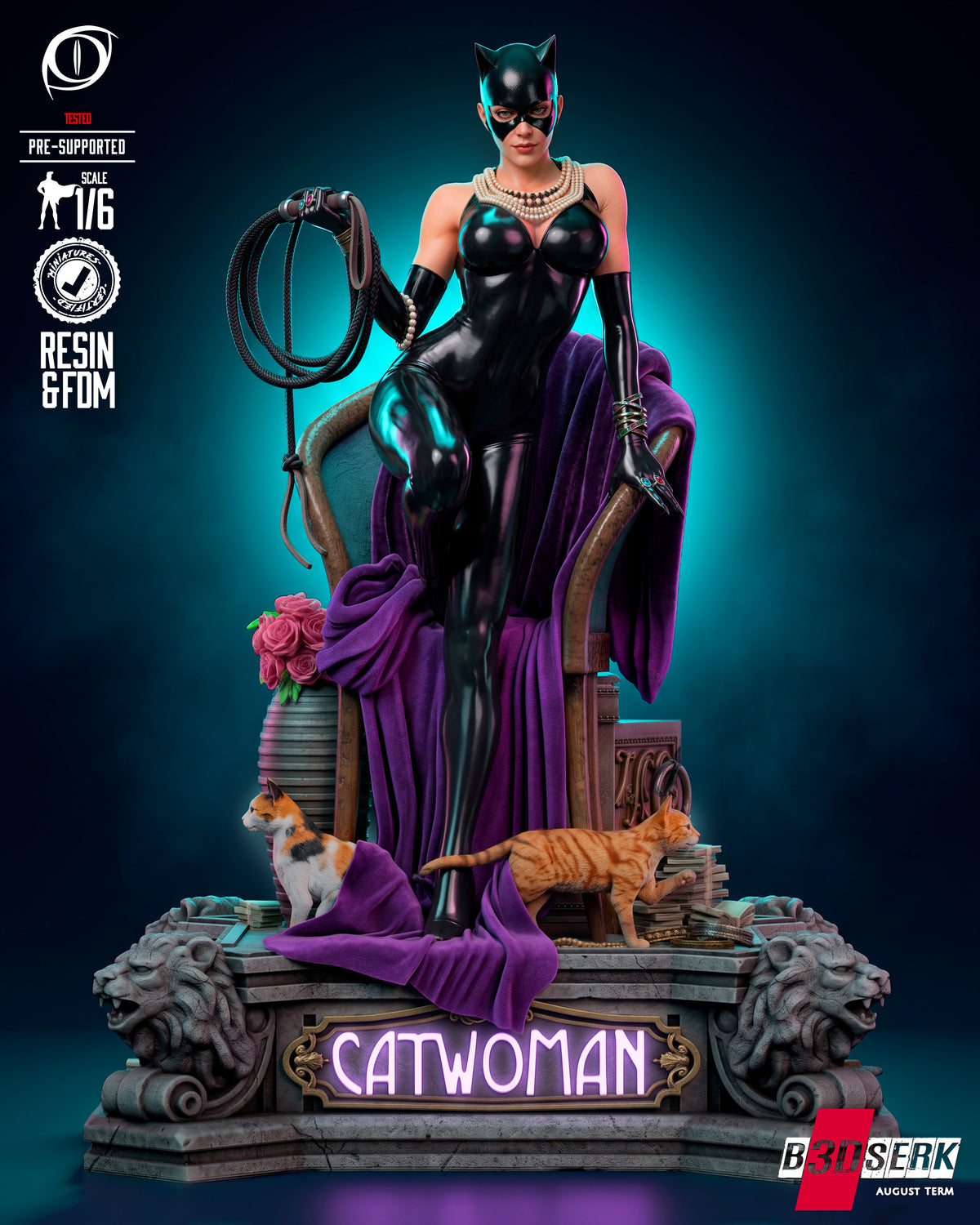1865 Catwoman - STL 3D Print Files