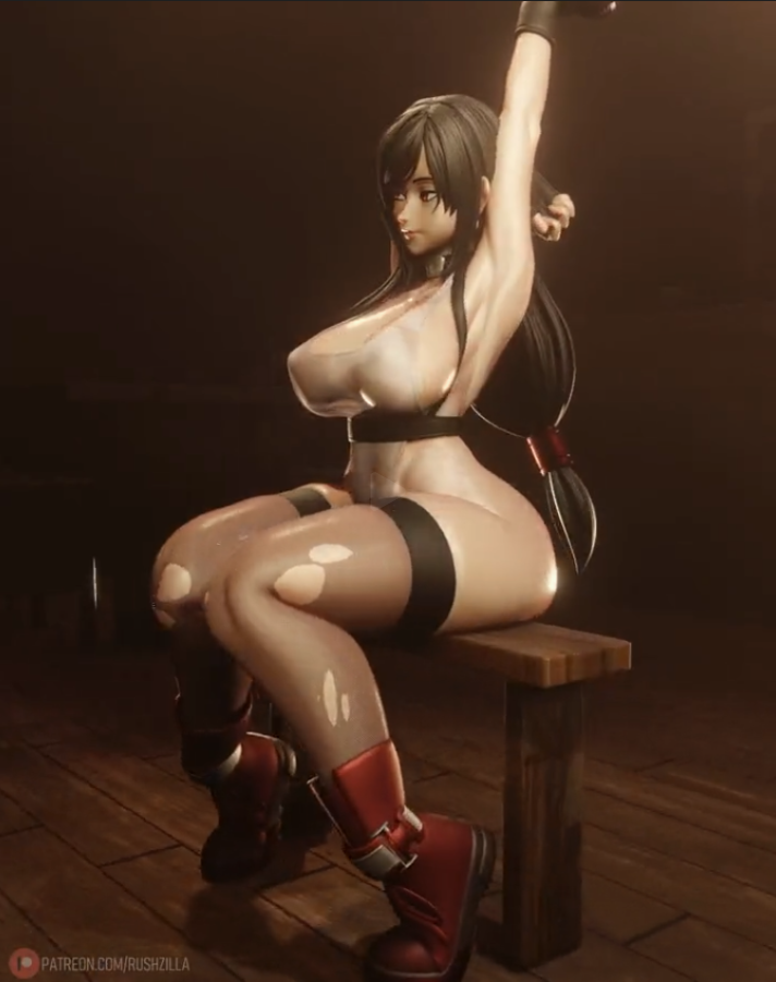2100 Tifa Lockhart_Final Fantasy VII - STL 3D Print Files
