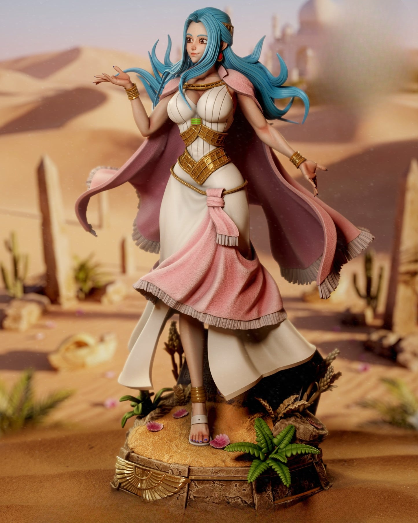 0806 Nefertari Vivi_One Piece - STL 3D Print Files