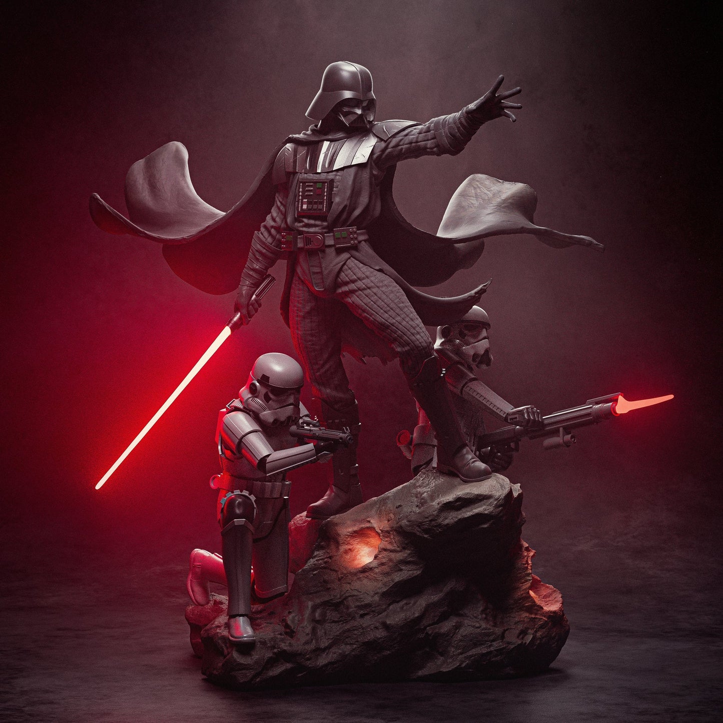 0184 Darth Vader Diorama - Star Wars (2253) - STL 3D Print Files