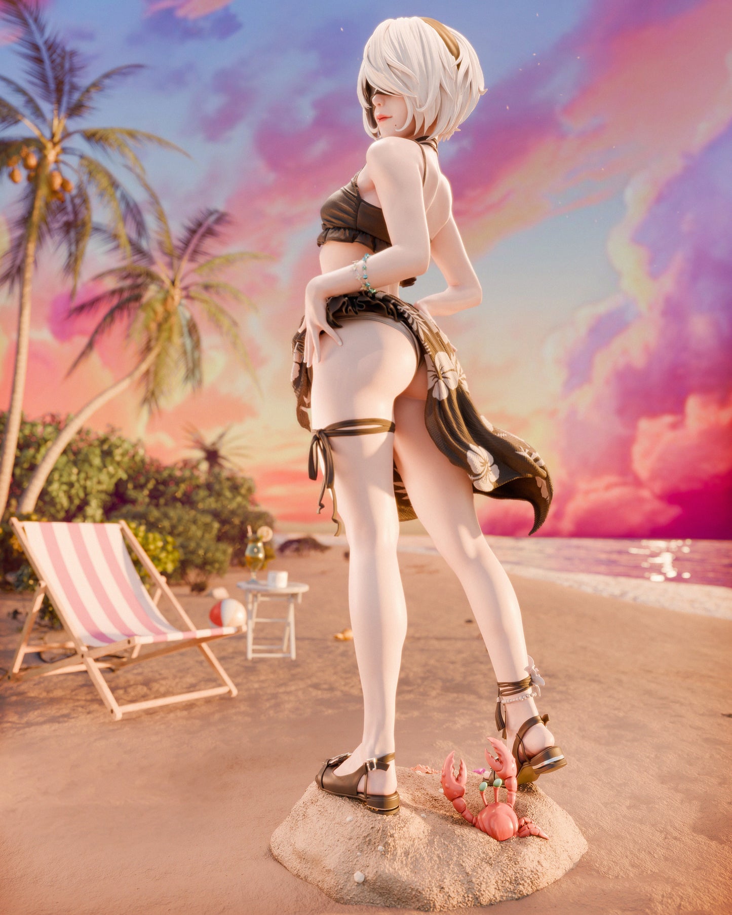 1520 2B Swimsuit_Nier Automata NSFW - STL 3D Print Files
