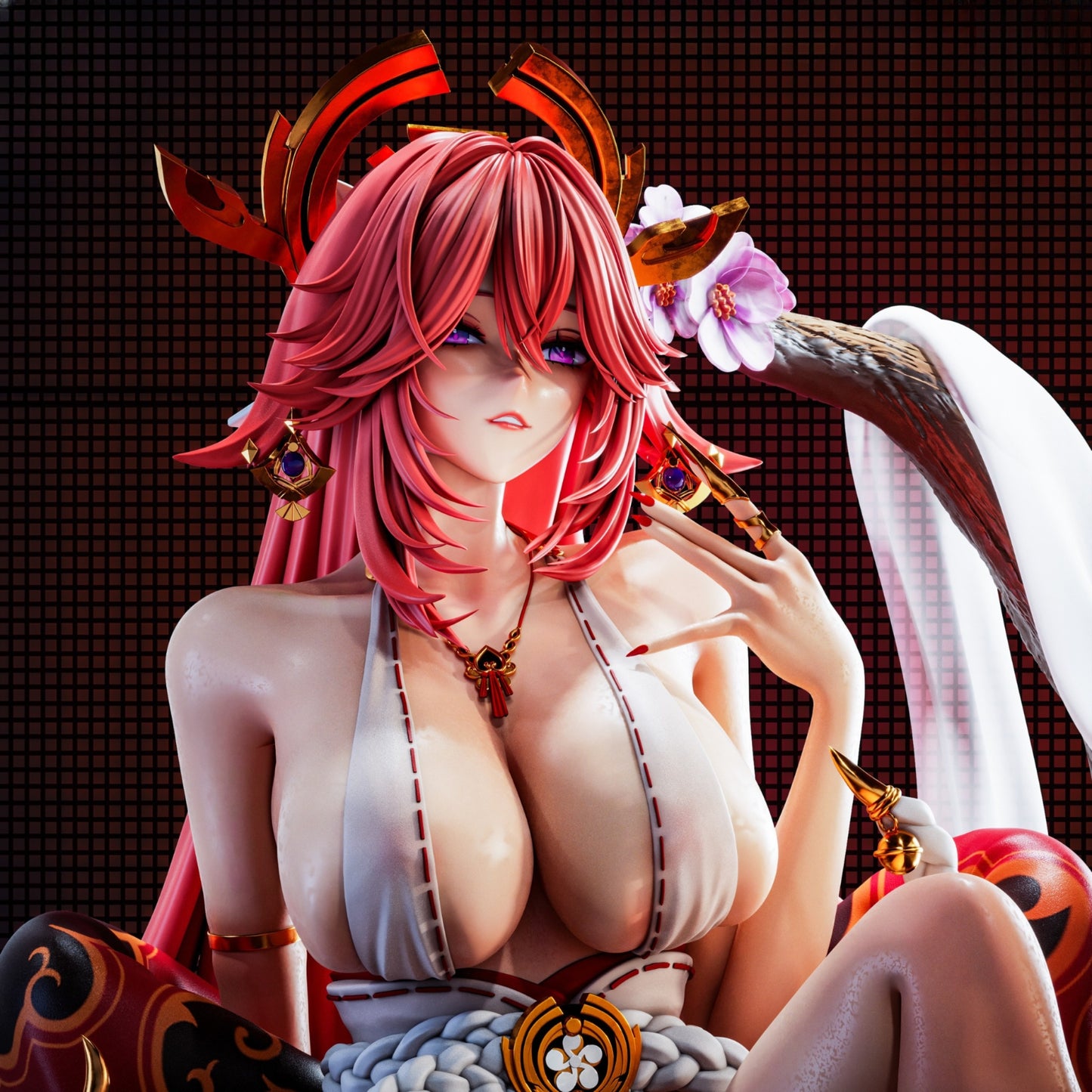 0899 Yae Miko_Genshin Impact - STL 3D Print Files