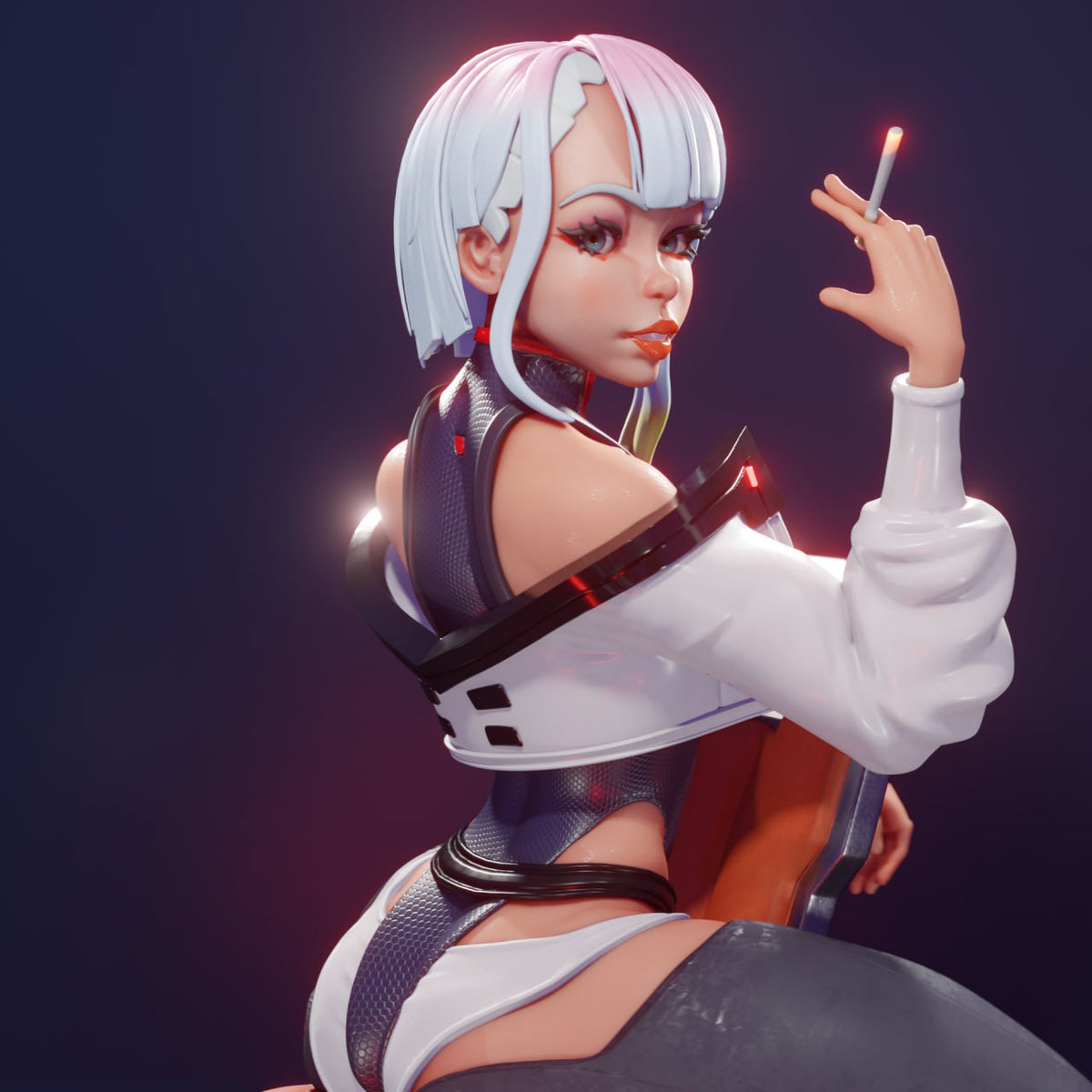 1793 Lucy_Cyberpunk Edgerunner - STL 3D Print Files