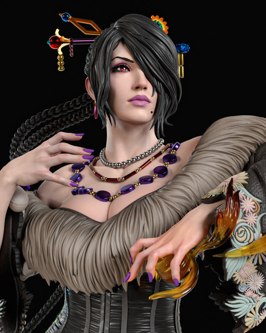 1441 Lulu_ Final Fantasy X - STL 3D Print Files