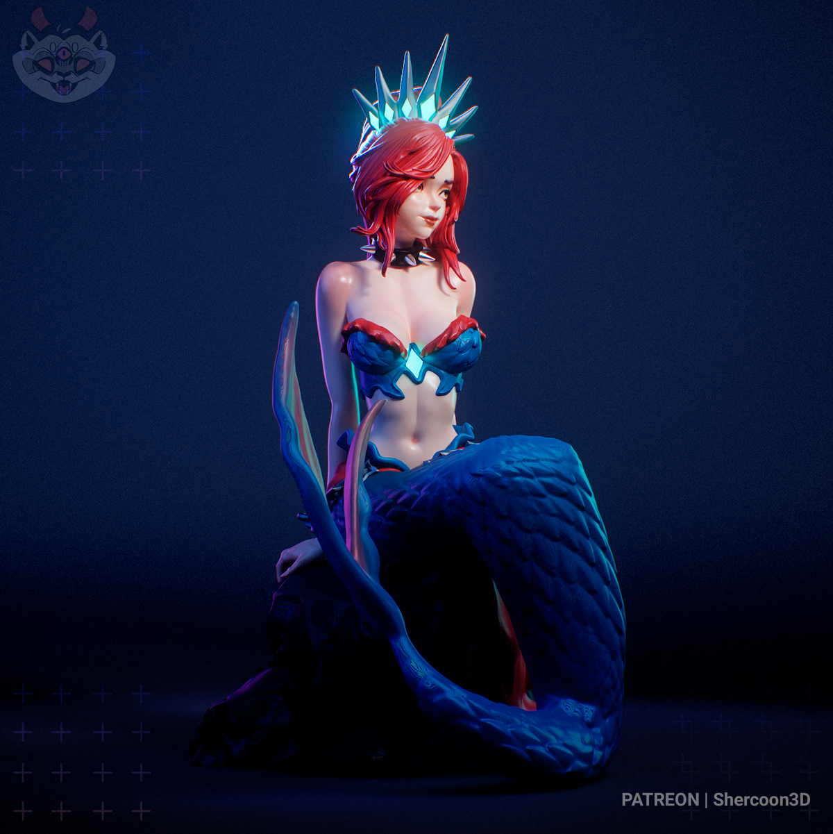 1915 Aerith Gainsborough_Mermaid NSFW - STL 3D Print Files