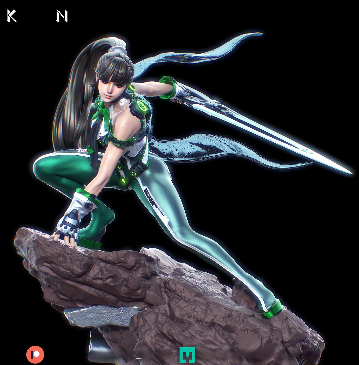 1674 Eve_Stellar Blade - STL 3D Print Files